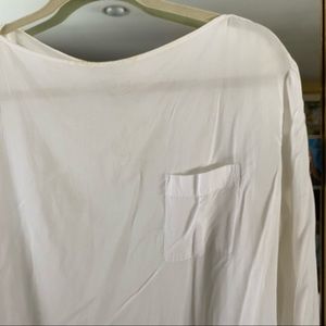 Gap Long Sleeve White Shirt